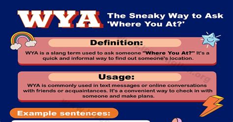 wya meaning in text